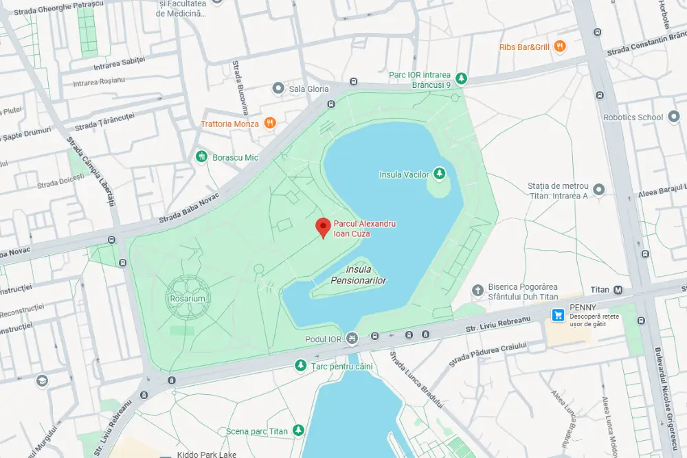 Unde se afla si cum poti sa ajungi in Parcul IOR?